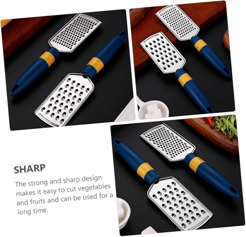 Stainless Steel Vegetable Grater Set Easy to Clean Space Saving Design 2 Pieces - Image 5